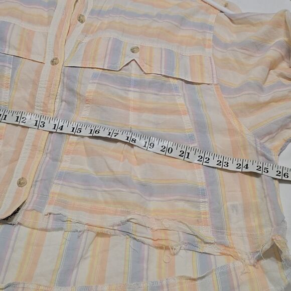 BDG Urban Outfitters Cropped Longsleeve Button up shirt M - Picture 6 of 9